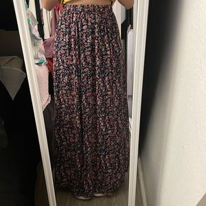 Bohemian maxi skirt